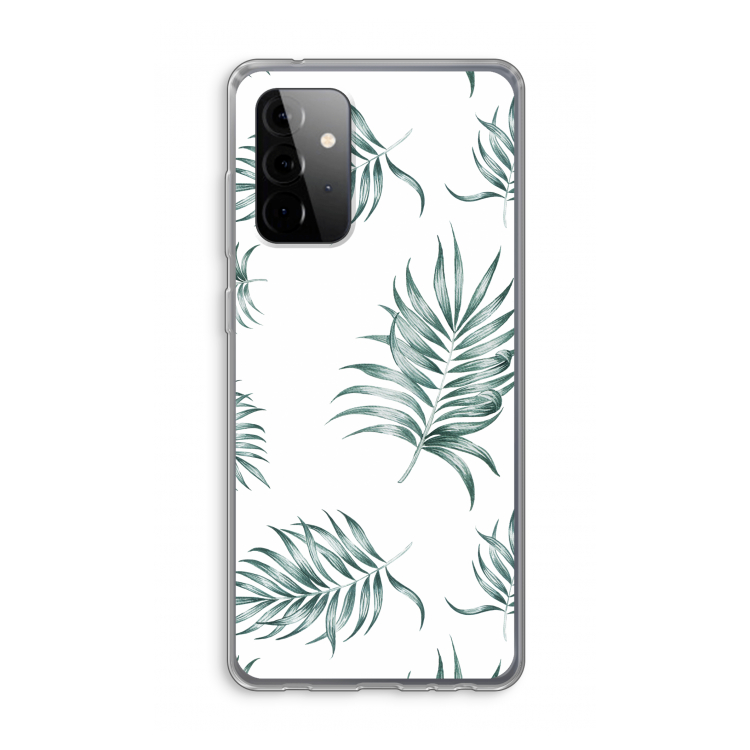 Simple leaves: Samsung Galaxy A72 Transparant Hoesje