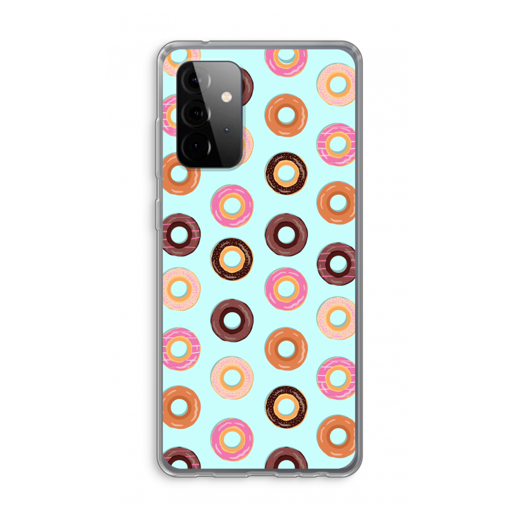 Donuts: Samsung Galaxy A72 Transparant Hoesje