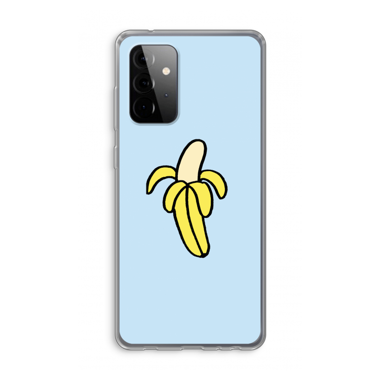 Banana: Samsung Galaxy A72 Transparant Hoesje