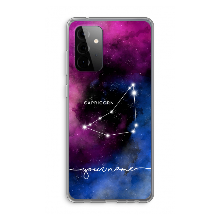 Sterrenbeeld - Donker: Samsung Galaxy A72 Transparant Hoesje