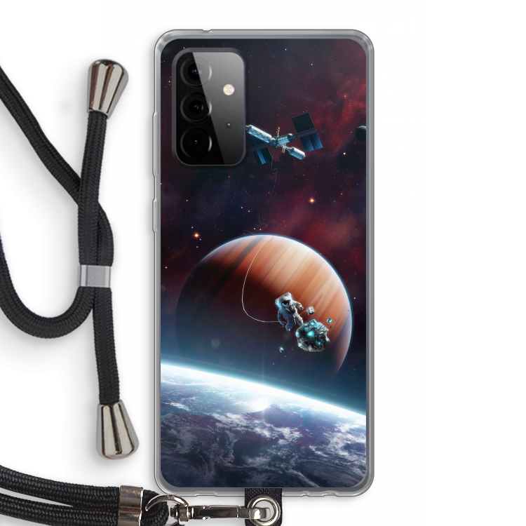 Examiner: Samsung Galaxy A72 5G Transparant Hoesje met koord