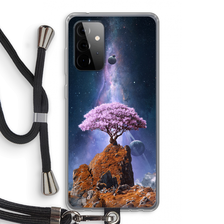 Ambition: Samsung Galaxy A72 5G Transparant Hoesje met koord