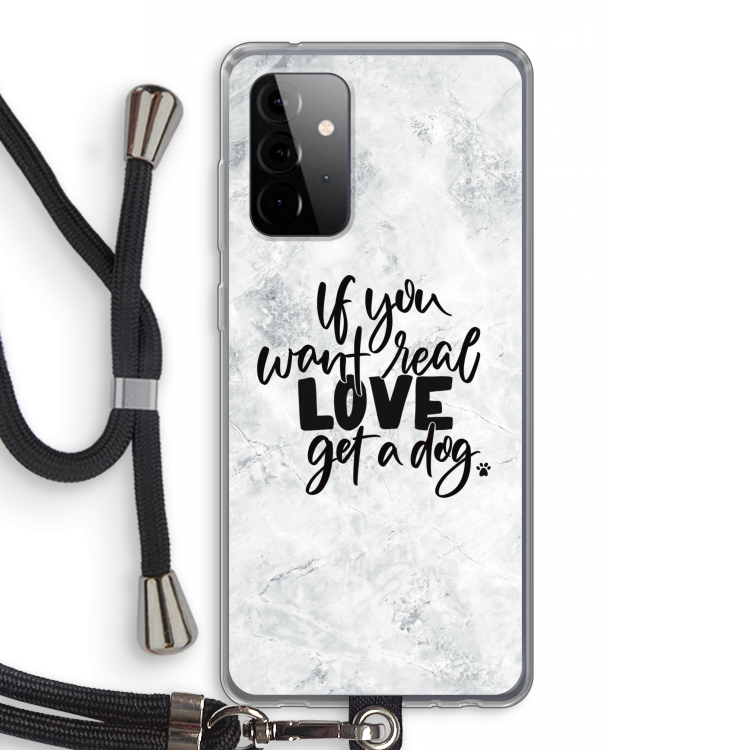 Partner in crime: Samsung Galaxy A72 5G Transparant Hoesje met koord