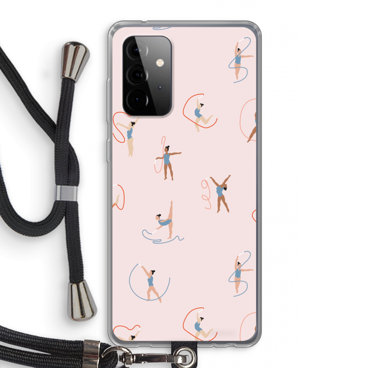 Dancing #3: Samsung Galaxy A72 5G Transparant Hoesje met koord