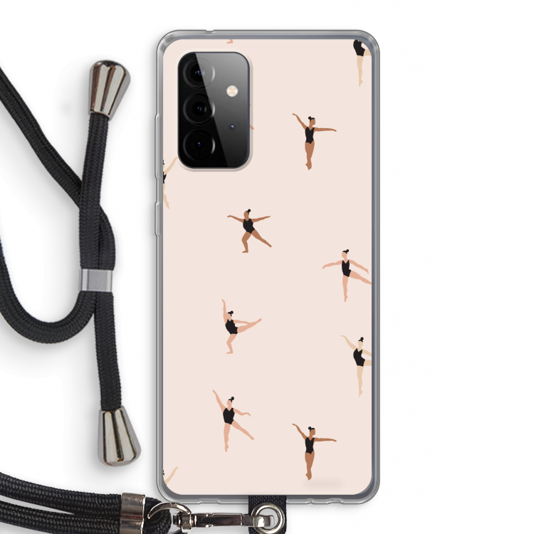 Dancing #1: Samsung Galaxy A72 5G Transparant Hoesje met koord