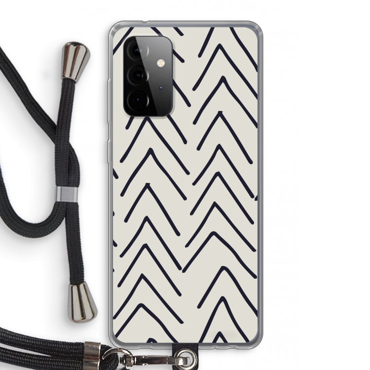 Marrakech Arrows: Samsung Galaxy A72 5G Transparant Hoesje met koord