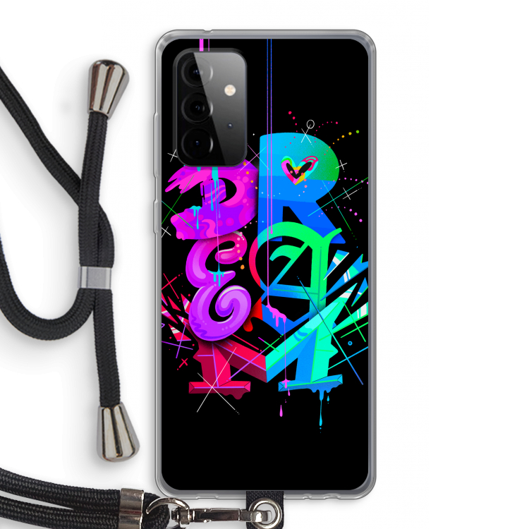 Dream: Samsung Galaxy A72 5G Transparant Hoesje met koord