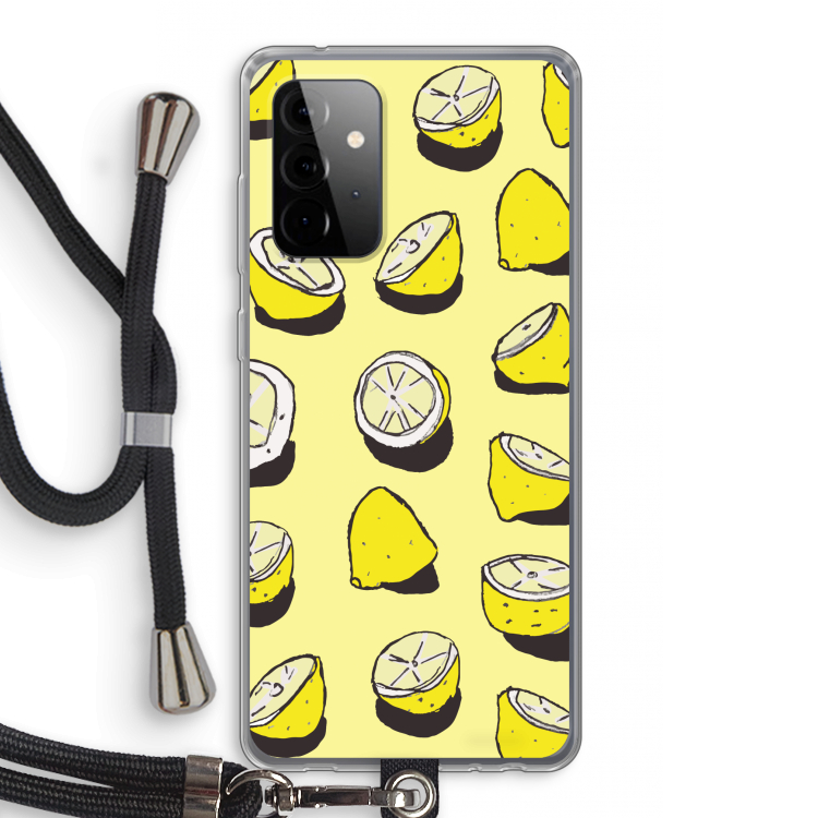 When Life Gives You Lemons...: Samsung Galaxy A72 5G Transparant Hoesje met koord
