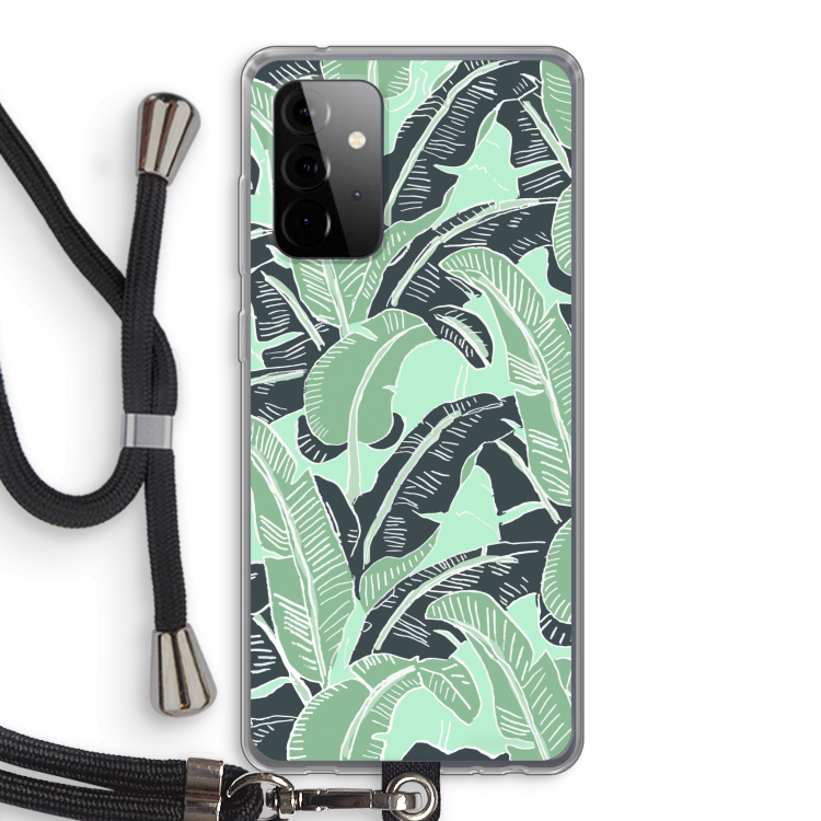 This Sh*t Is Bananas: Samsung Galaxy A72 5G Transparant Hoesje met koord