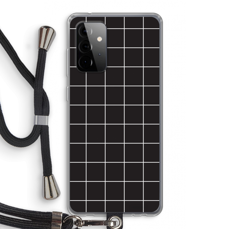 Rooster 2: Samsung Galaxy A72 5G Transparant Hoesje met koord