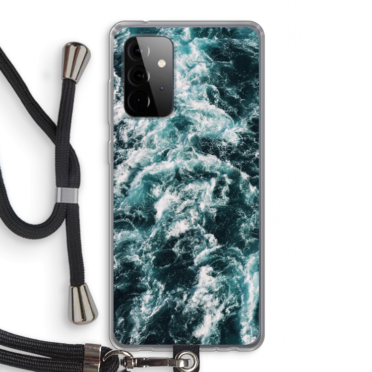 Zee golf: Samsung Galaxy A72 5G Transparant Hoesje met koord