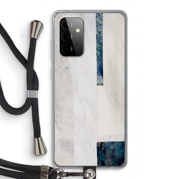 Meet you there: Samsung Galaxy A72 5G Transparant Hoesje met koord