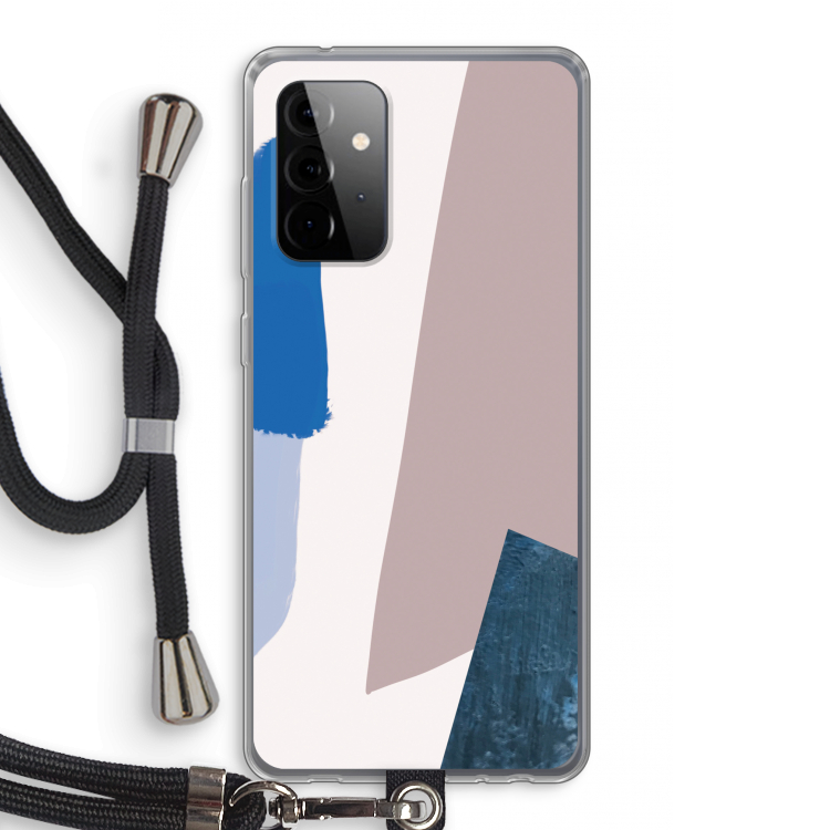 Lapis: Samsung Galaxy A72 5G Transparant Hoesje met koord