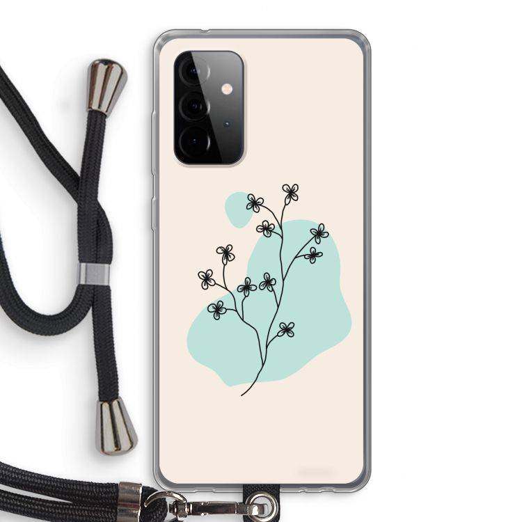 Love your petals: Samsung Galaxy A72 5G Transparant Hoesje met koord