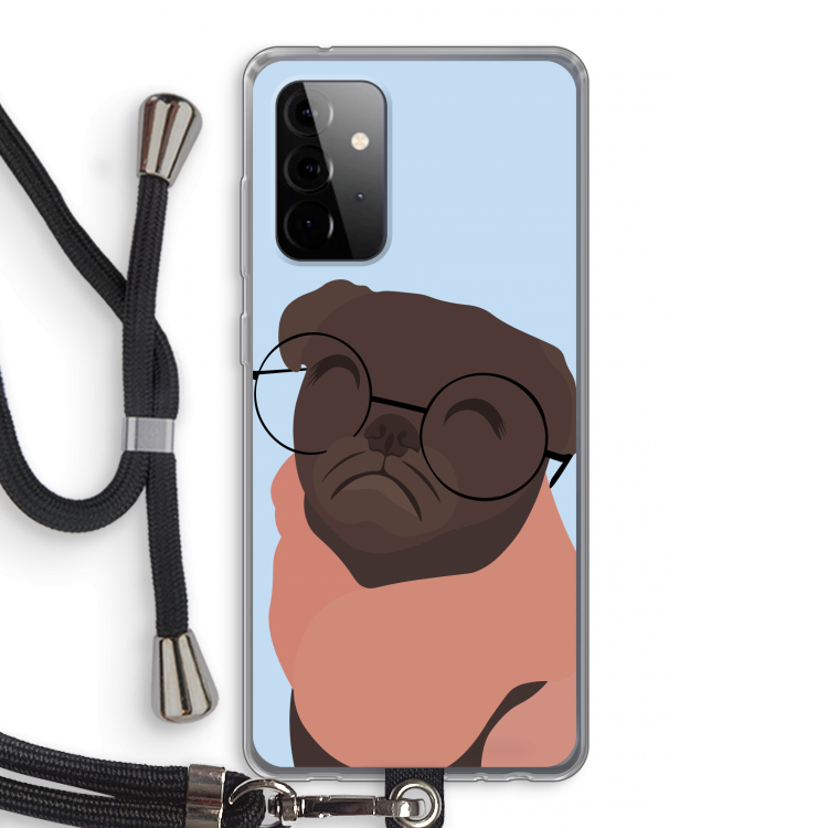 Ludo: Samsung Galaxy A72 5G Transparant Hoesje met koord