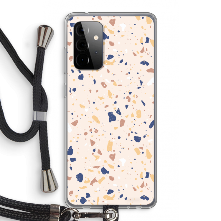 Terrazzo N°23: Samsung Galaxy A72 5G Transparant Hoesje met koord