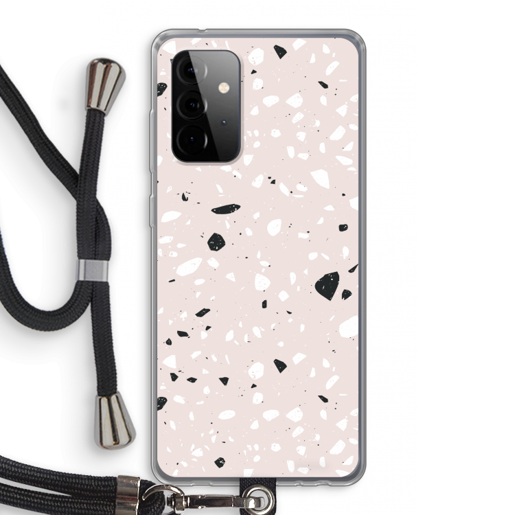 Terrazzo N°20: Samsung Galaxy A72 5G Transparant Hoesje met koord