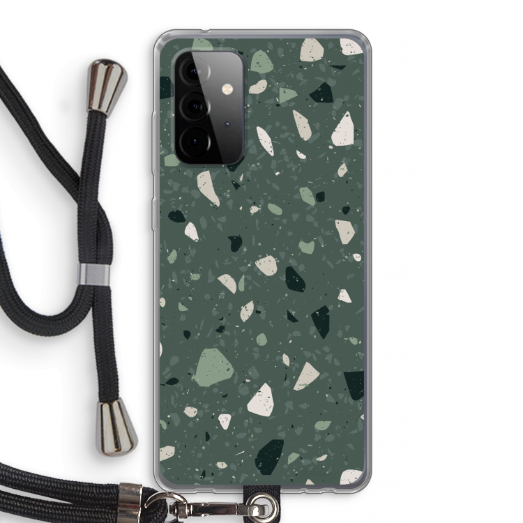 Terrazzo N°19: Samsung Galaxy A72 5G Transparant Hoesje met koord