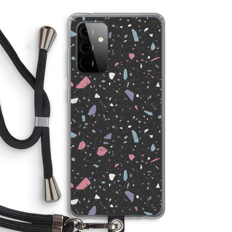 Terrazzo N°16: Samsung Galaxy A72 5G Transparant Hoesje met koord
