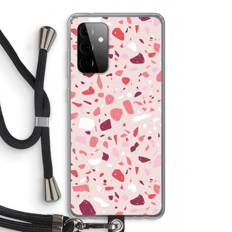 Terrazzo N°15: Samsung Galaxy A72 5G Transparant Hoesje met koord