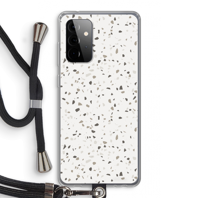 Terrazzo N°14: Samsung Galaxy A72 5G Transparant Hoesje met koord