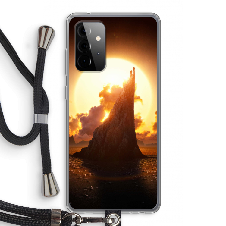 Children of the Sun: Samsung Galaxy A72 5G Transparant Hoesje met koord