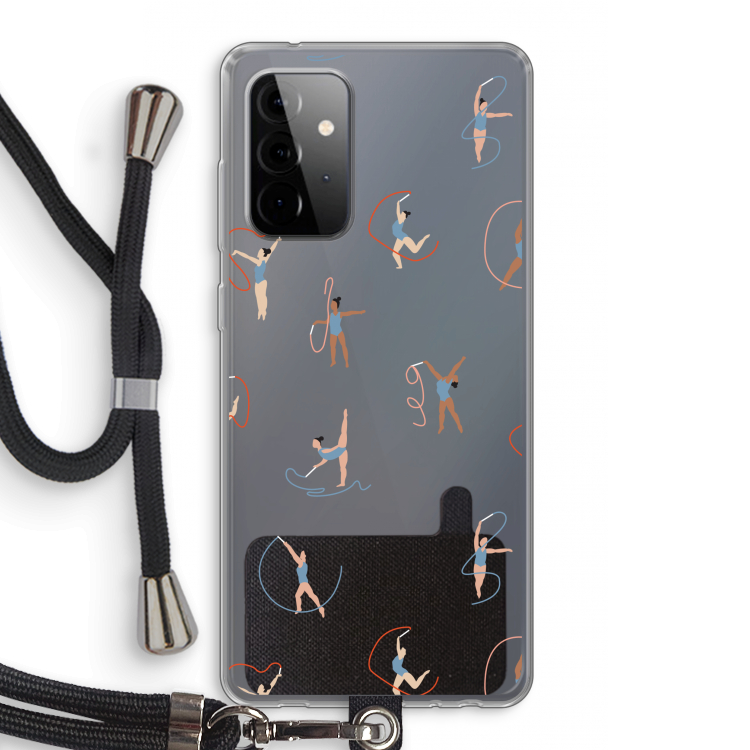 Dancing #3: Samsung Galaxy A72 5G Transparant Hoesje met koord