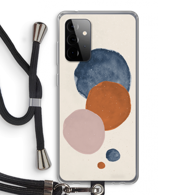 Geo #4: Samsung Galaxy A72 5G Transparant Hoesje met koord