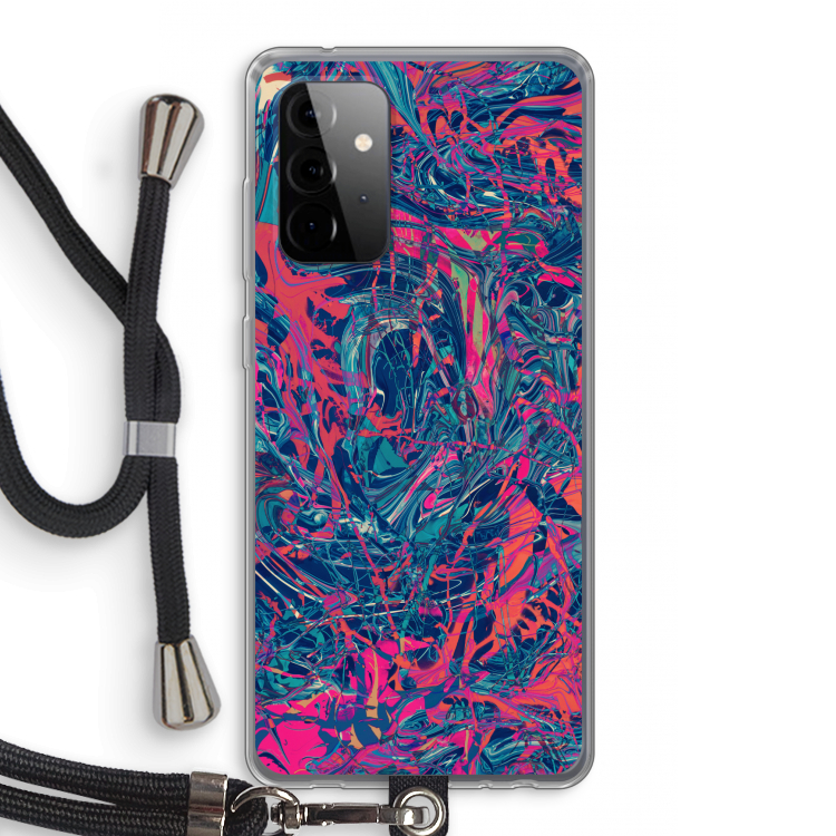 Sleeping Dreams: Samsung Galaxy A72 5G Transparant Hoesje met koord
