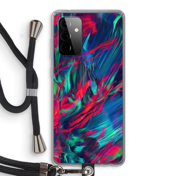 Pilgrims Of The Sea: Samsung Galaxy A72 5G Transparant Hoesje met koord