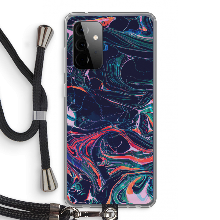 Light Years Beyond: Samsung Galaxy A72 5G Transparant Hoesje met koord