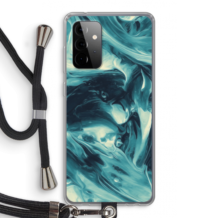 Dreaming About Whales: Samsung Galaxy A72 5G Transparant Hoesje met koord