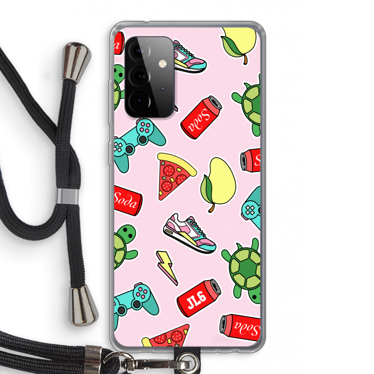 Things Jamie Loves: Samsung Galaxy A72 5G Transparant Hoesje met koord