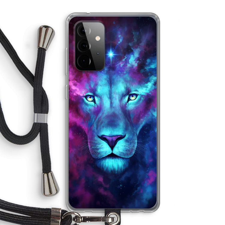 Firstborn: Samsung Galaxy A72 5G Transparant Hoesje met koord