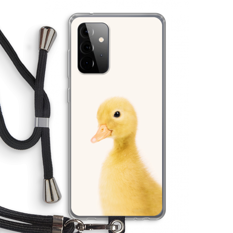 Duke: Samsung Galaxy A72 5G Transparant Hoesje met koord