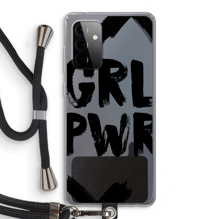 Girl Power #2: Samsung Galaxy A72 5G Transparant Hoesje met koord