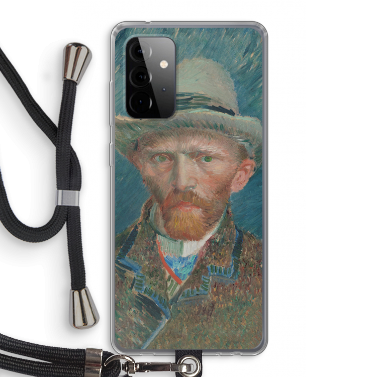 Van Gogh: Samsung Galaxy A72 5G Transparant Hoesje met koord