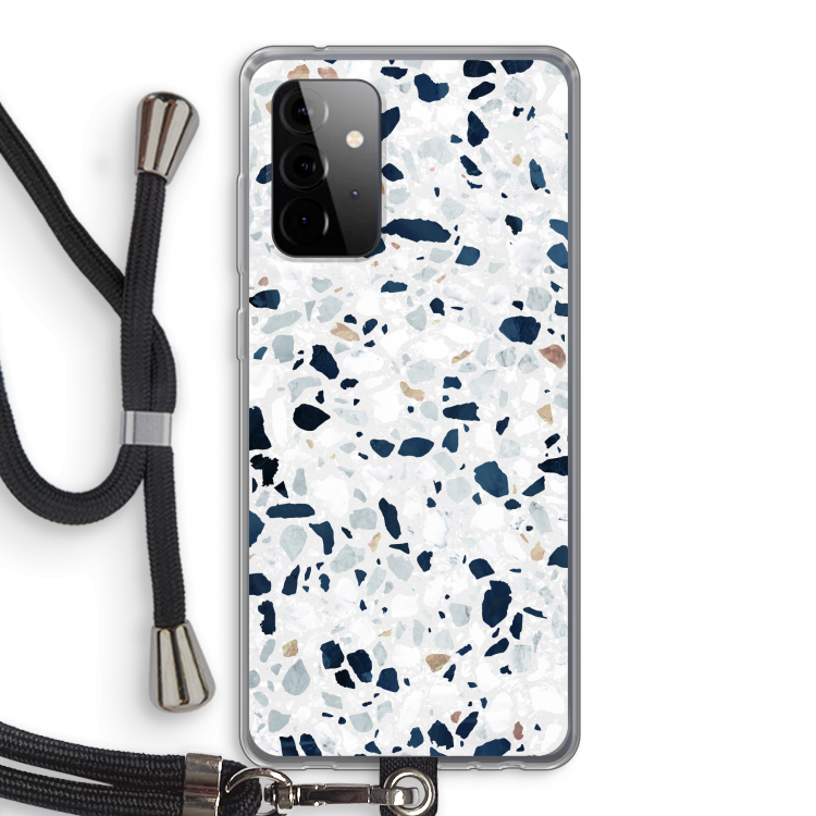 Terrazzo N°1: Samsung Galaxy A72 5G Transparant Hoesje met koord