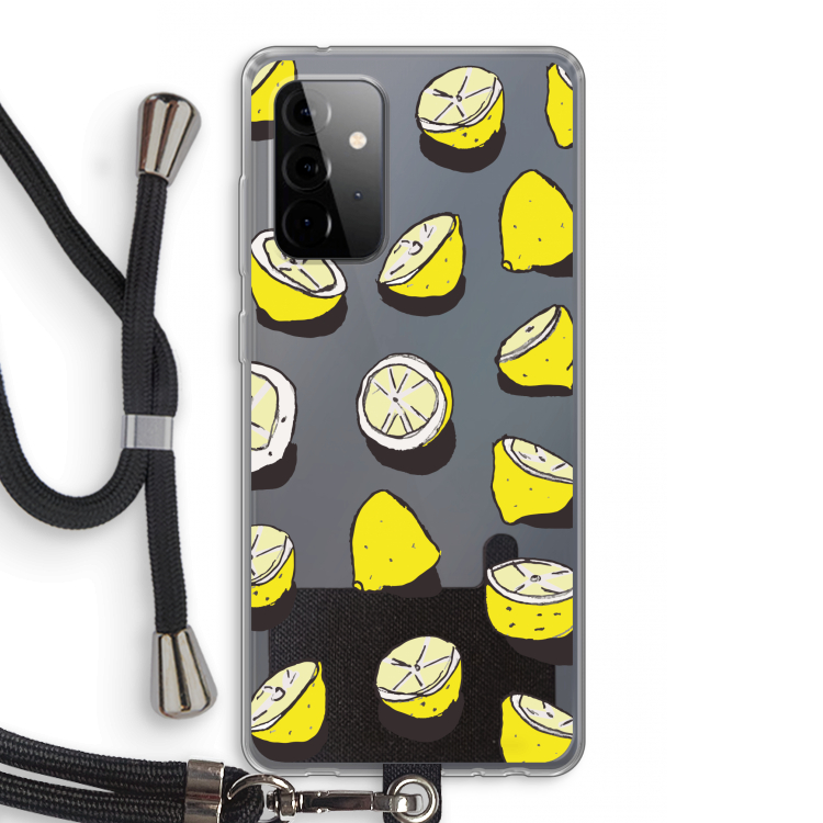When Life Gives You Lemons...: Samsung Galaxy A72 5G Transparant Hoesje met koord