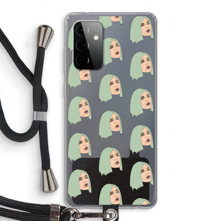 King Kylie: Samsung Galaxy A72 5G Transparant Hoesje met koord