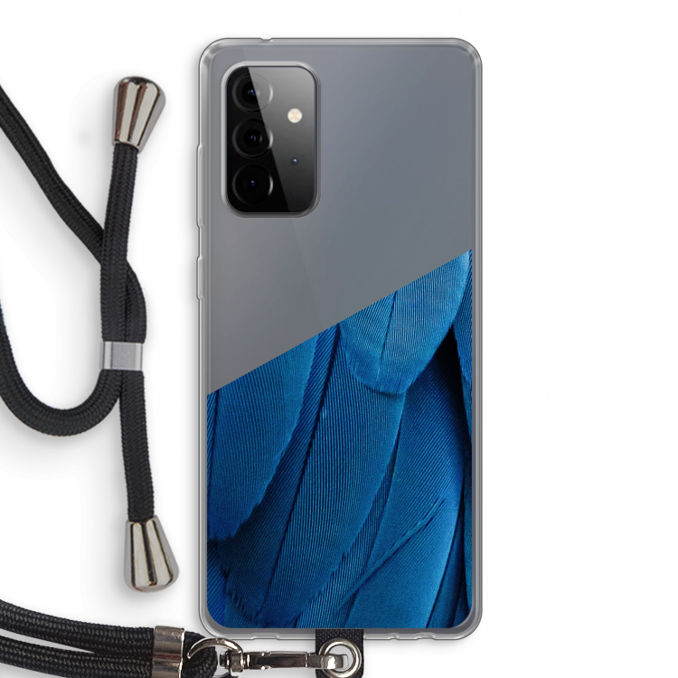Pauw: Samsung Galaxy A72 5G Transparant Hoesje met koord