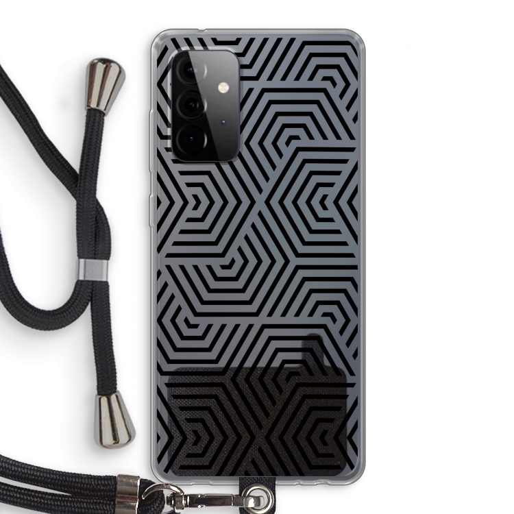 Magic pattern: Samsung Galaxy A72 5G Transparant Hoesje met koord