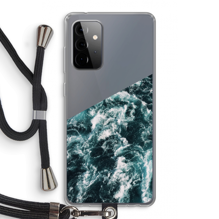 Zee golf: Samsung Galaxy A72 5G Transparant Hoesje met koord
