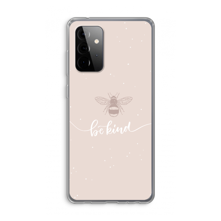 Be(e) kind: Samsung Galaxy A72 Transparant Hoesje