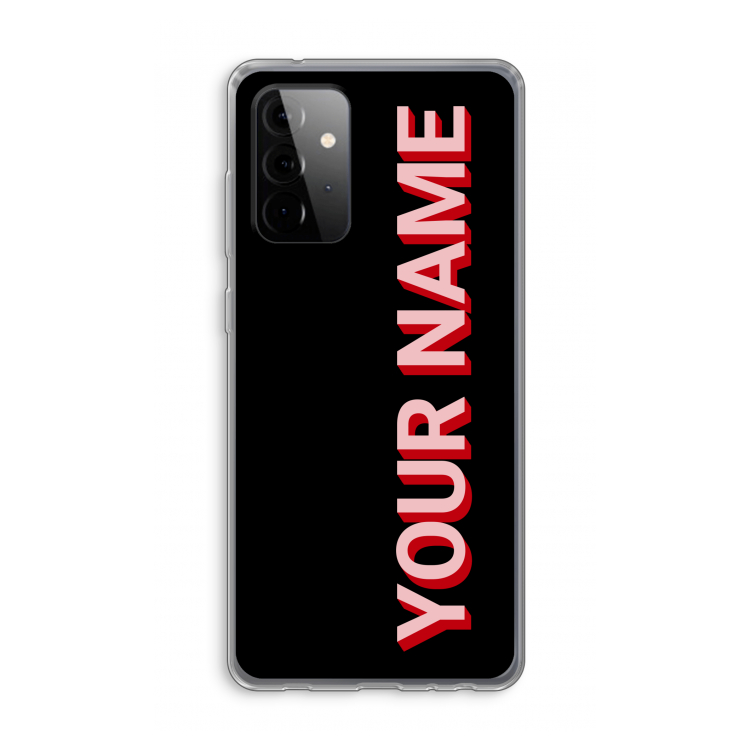 Namecase: Samsung Galaxy A72 Transparant Hoesje