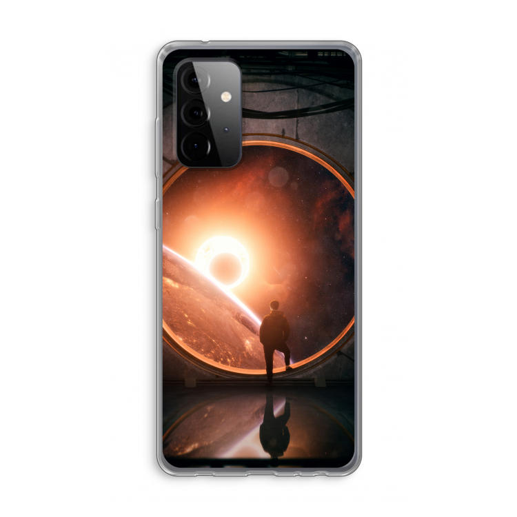 Ephemeral: Samsung Galaxy A72 Transparant Hoesje