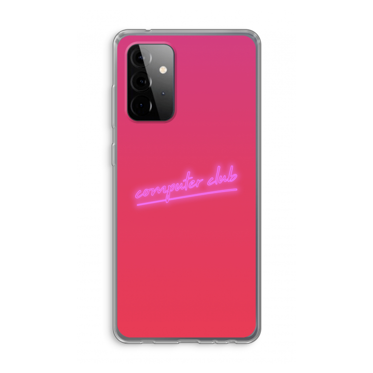 Vice Glow: Samsung Galaxy A72 Transparant Hoesje