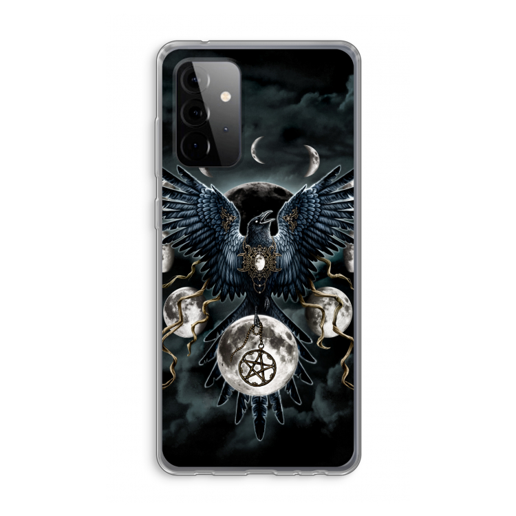 Sinister Wings: Samsung Galaxy A72 Transparant Hoesje