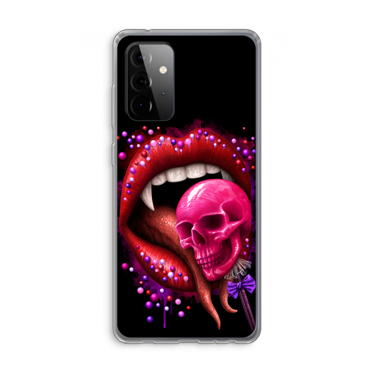 Dodelijk zoet: Samsung Galaxy A72 Transparant Hoesje