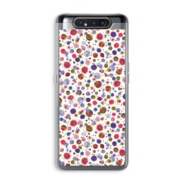 Planets Space: Samsung Galaxy A80 Transparant Hoesje